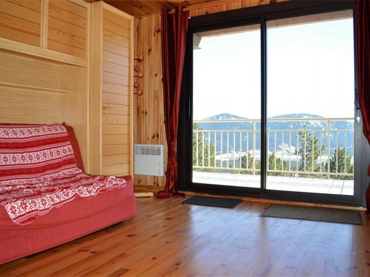 Bas De Chalet Cosy Avec Balcon Et 1 Chambre - Fr-1-593-26 Les Angles  Luaran gambar