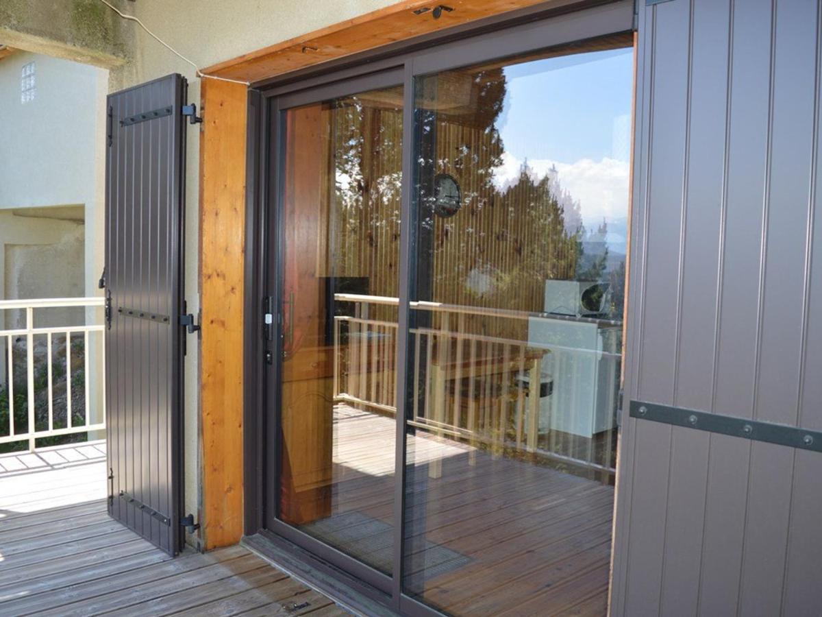 Bas De Chalet Cosy Avec Balcon Et 1 Chambre - Fr-1-593-26 Les Angles  Luaran gambar